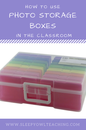 How to Use Photo Storage Cases in the Special Education Classroom - Sleepy  Owl Teaching
