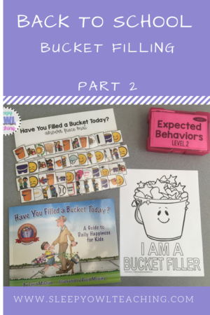 Using Have You Filled a Bucket Today? to teach kindness in elementary special education